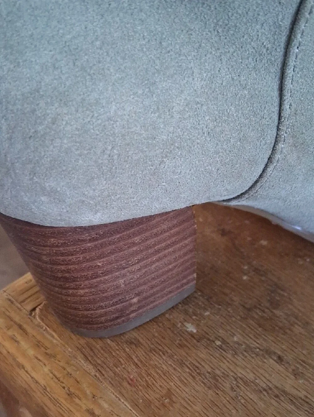 Sole Society Taupe Suede Pointed-Toe Ankle Booties